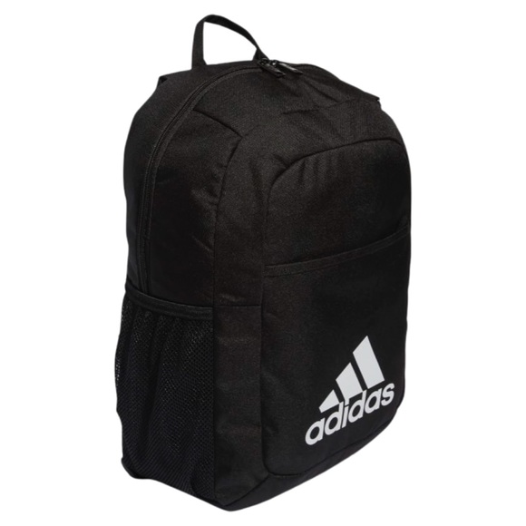 ADIDAS • Black Ready Backpack Padded Shoulder Straps Travel School Work - Picture 3 of 5